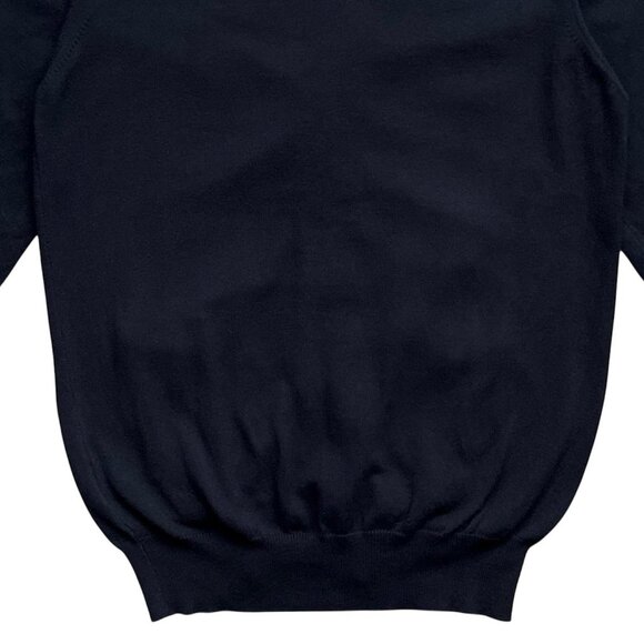 J.Lindeberg Cotton V-Neck Cardigan | Small | Black - Picture 9 of 10